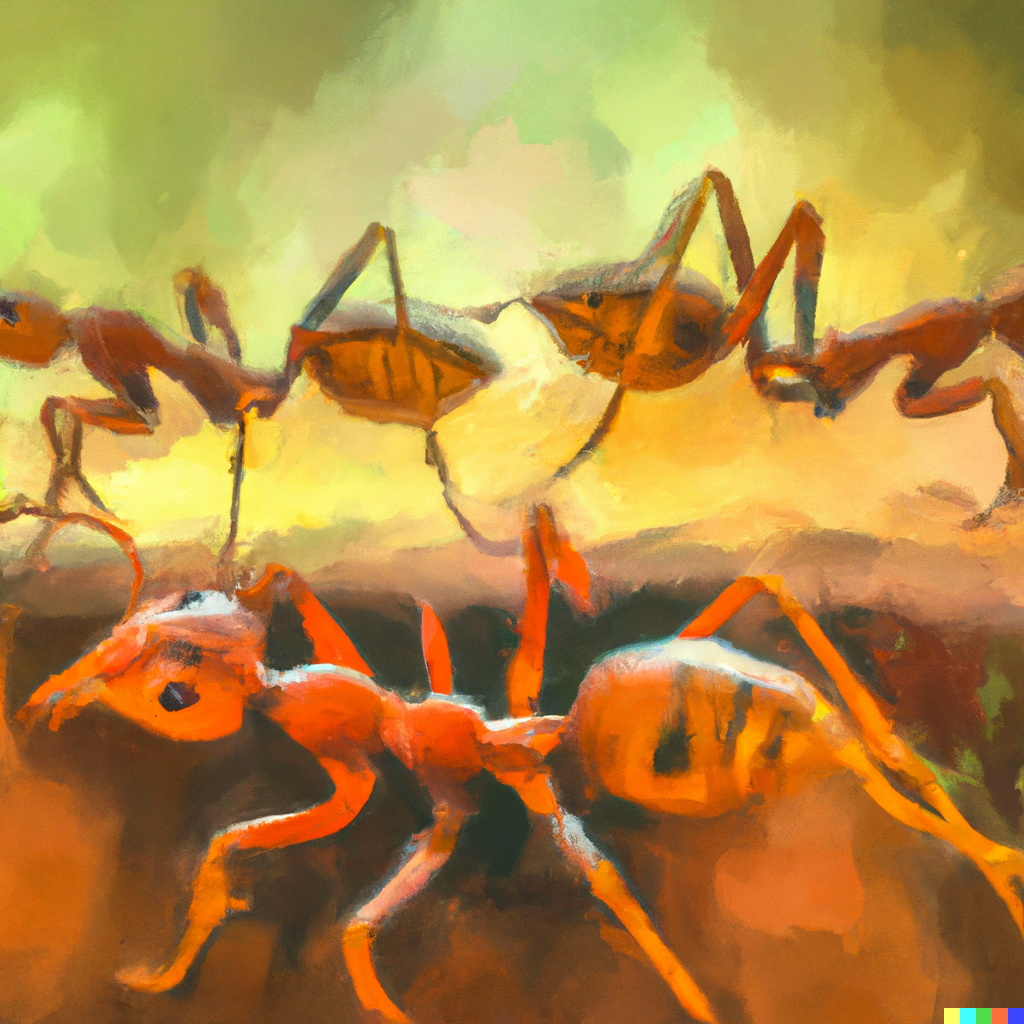 Ant pheromones image